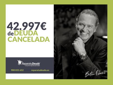 Repara tu Deuda abogados cancela una deuda de 42.997 ? en Madrid con la Ley de Segunda Oportunidad