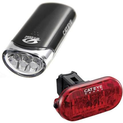 Oferta juego de luces para bicicleta CatEye