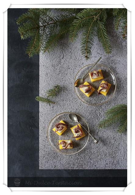 Bocados de Mango y Anchoa