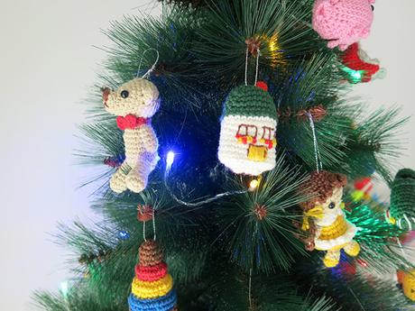 Árbol de Navidad de amigurumis