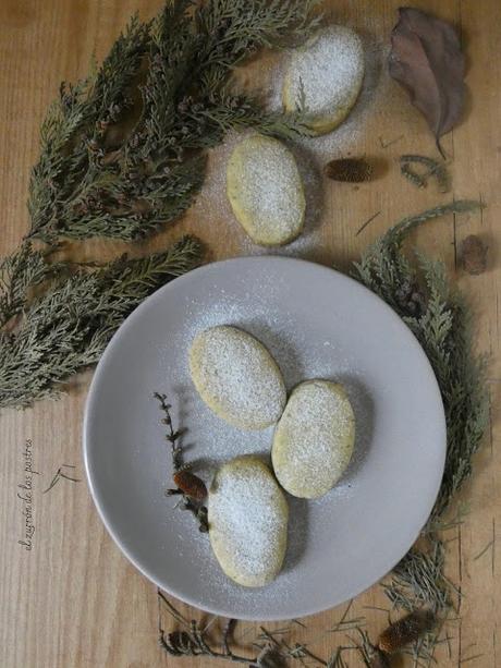 Polvorones de Pistachos al aroma de Naranja