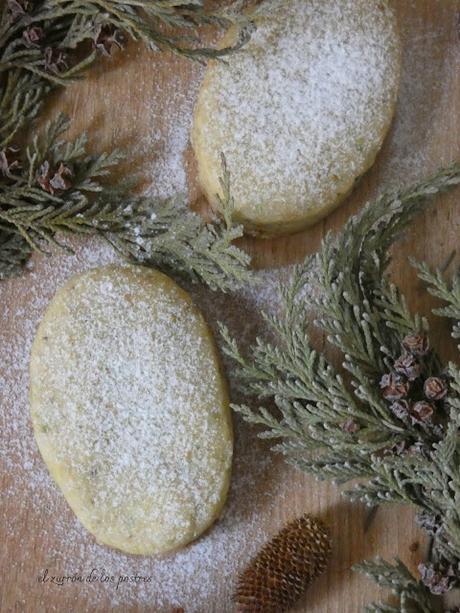 Polvorones de Pistachos al aroma de Naranja