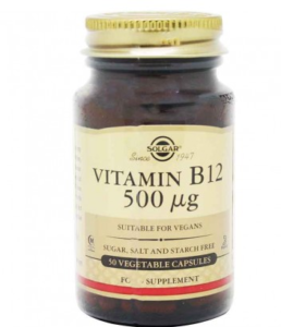 Solgar Vitamina B12 500 µg 50 Capsulas