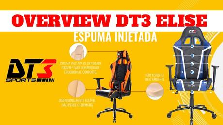 Cadeira Gamer Dt3 Sports Elise Orange