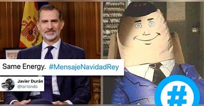 El Rey y las reacciones a su discurso navideño.