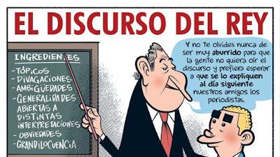 El Rey y las reacciones a su discurso navideño.