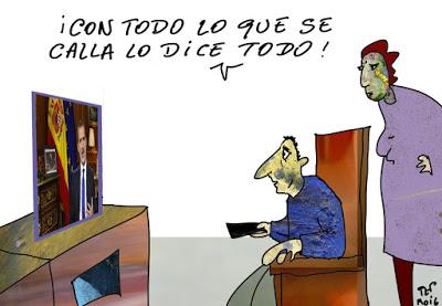 El Rey y las reacciones a su discurso navideño.