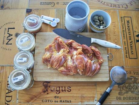 Fiambre de pollo (sous vide)