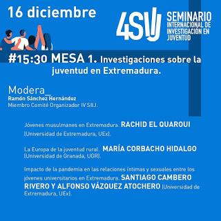 IV Seminario internacional de Investigación en Juventud IV Seminario internacional de Investigación en Juventud