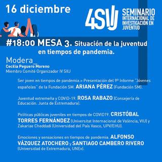 IV Seminario internacional de Investigación en Juventud IV Seminario internacional de Investigación en Juventud