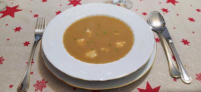 Crema de langosta y gambas Crema de langosta y gambas