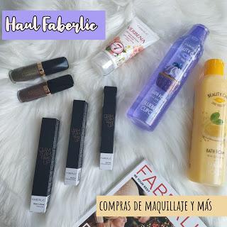 Haul de compras FABERLIC: Maquillaje y más 💜💛