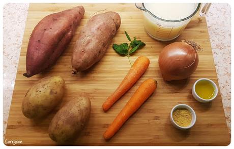 Crema de boniato o batata