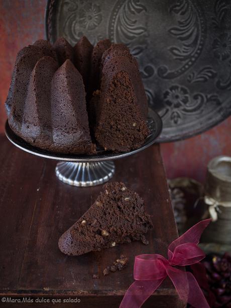 Bundt Cake de algarroba y naranja con Karouba de Jean Hervé