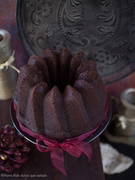 Bundt Cake de algarroba y naranja con Karouba de Jean Hervé