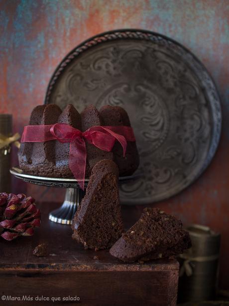 Bundt Cake de algarroba y naranja con Karouba de Jean Hervé