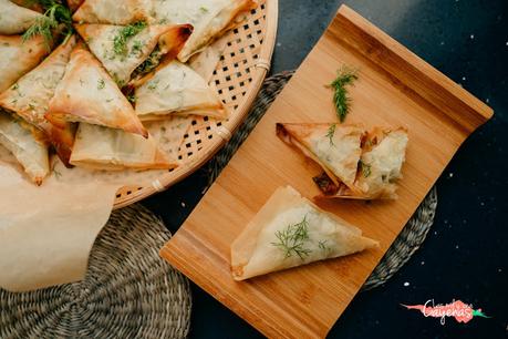 Spanakopita - Pastel griego de espinacas