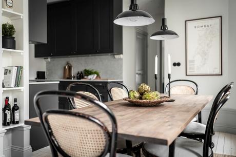 Piso nórdico de planta abierta (y feliz 2021)