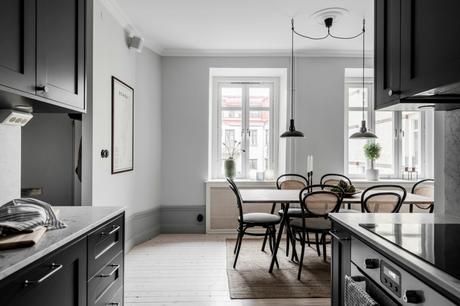 Piso nórdico de planta abierta (y feliz 2021)