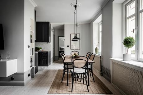 Piso nórdico de planta abierta (y feliz 2021)