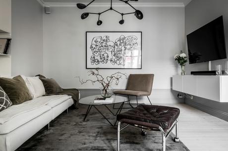 Piso nórdico de planta abierta (y feliz 2021)