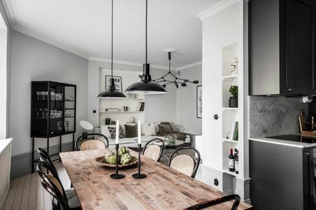 Piso nórdico de planta abierta (y feliz 2021)