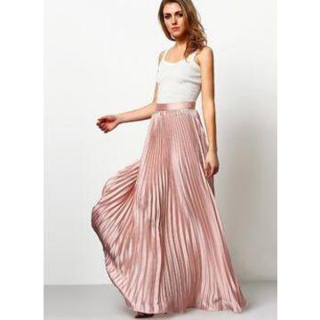 Falda Larga Cintura Alta