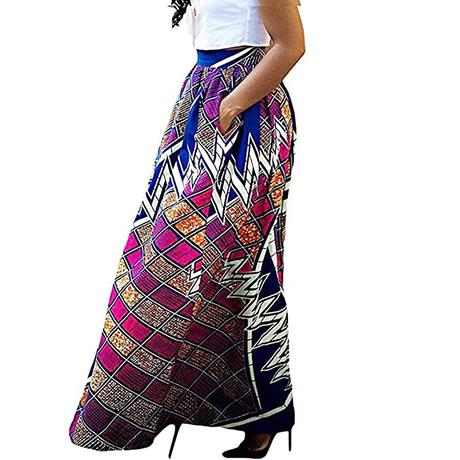 Falda Larga Cintura Alta