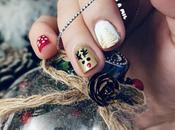 Diseño uñas para Navidad, Nochebuena, Nochevieja