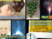 Tomar uvas desde corazón. feliz 2021