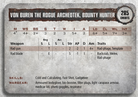 Dramatis Personae de los Van Saar (Tarjetas)