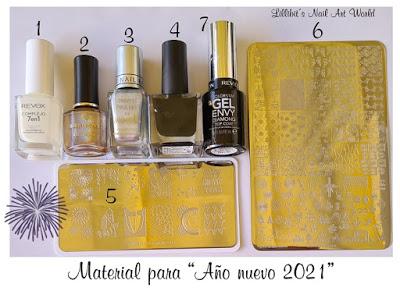 Reto Esmaltando Navidad y Reto Navidad 20: Año nuevo 2021 Reto Esmaltando Navidad y Reto Navidad 20: Año nuevo 2021