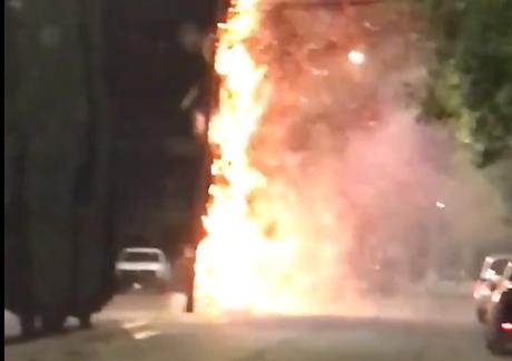 Video: Pirotecnia causa incendios en varias partes de SLP