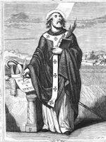 San Adelhard de Corbie, fundador y abad.