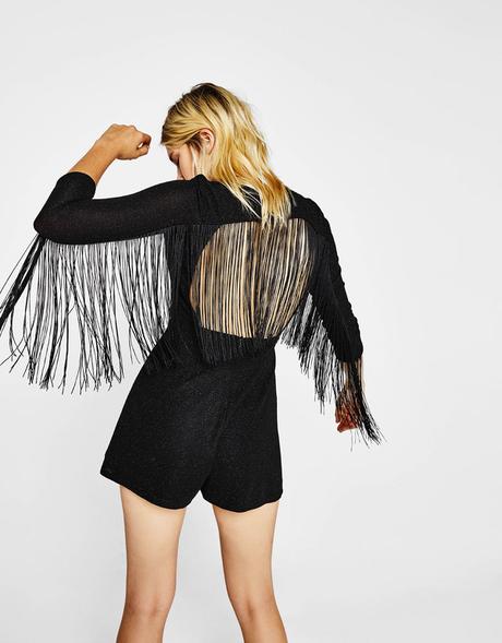 Falda Rosa Brillo Bershka