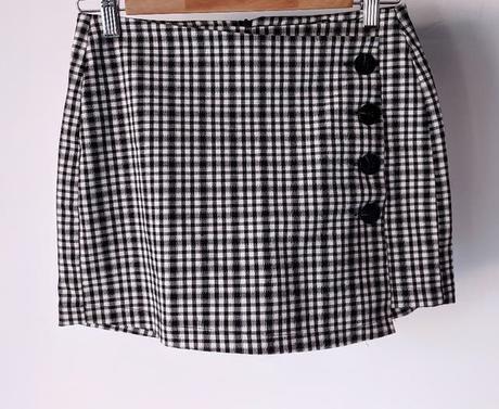 Falda Rosa Brillo Bershka