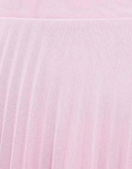 Falda Rosa Brillo Bershka