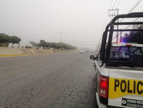 Realizan operativo vial por presencia de neblina
