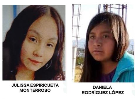 Alerta Amber: Julissa y Daniela fueron vistas por últimas vez en Los Vergeles,SLP