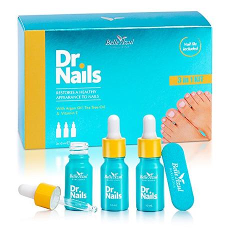 DR. NAILS KIT 3 EN 1 TRATAMIENTO ANTI HONGOS PARA...