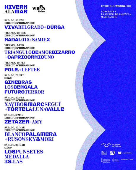 Hivern a La Mar: nuevo ciclo de conciertos en Valencia Hivern a La Mar: nuevo ciclo de conciertos en Valencia