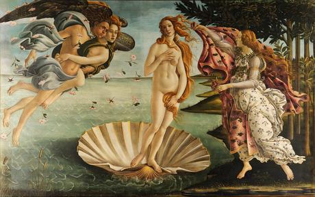 El nacimiento de Venus de botticelli