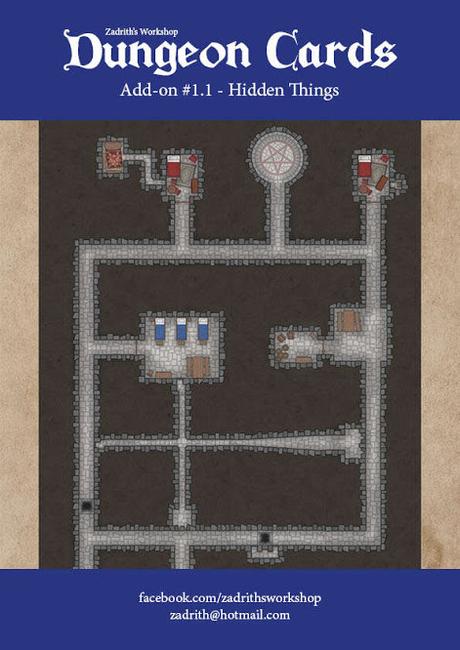 Dungeon Cards Add-on #1.1 - Hidden Things, de Zadrith Dungeon Cards Add-on #1.1 - Hidden Things, de Zadrith