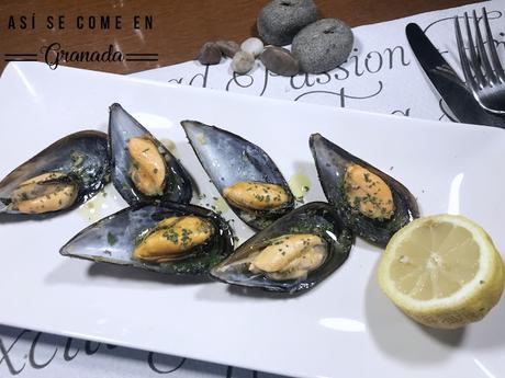 Mejillones al jengibre