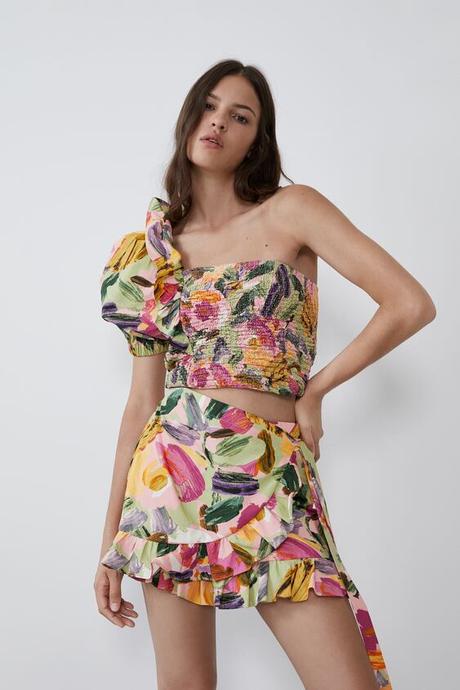 Falda Vaquera Zara Mujer