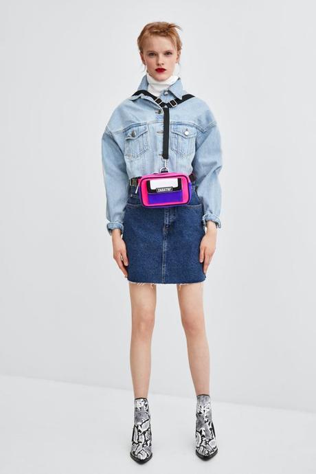 Falda Vaquera Zara Mujer