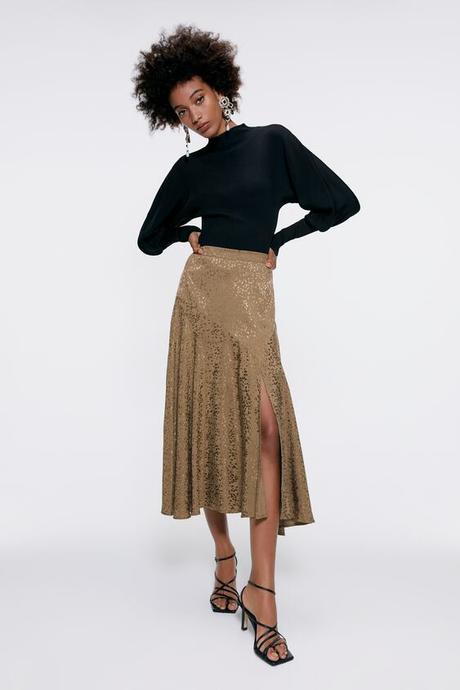 Falda Vaquera Zara Mujer