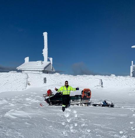 Los técnicos de Redytel nos muestran la belleza del Aquiana nevado 2