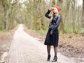 Falda Midi Tul Negra