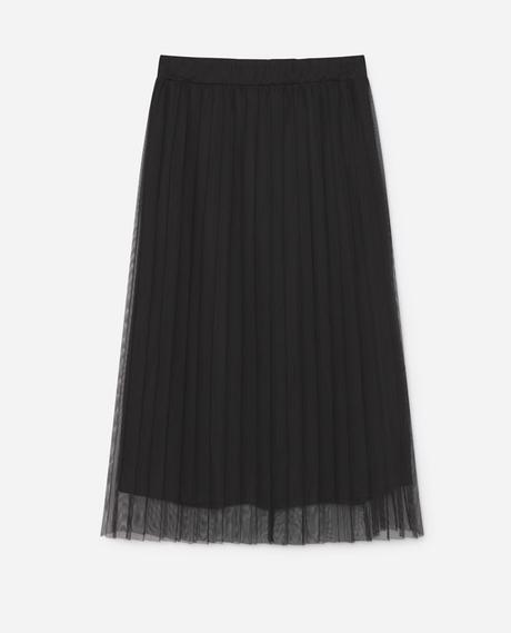 Falda Midi Tul Negra
